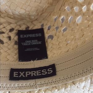 Express Woven Tan Hat